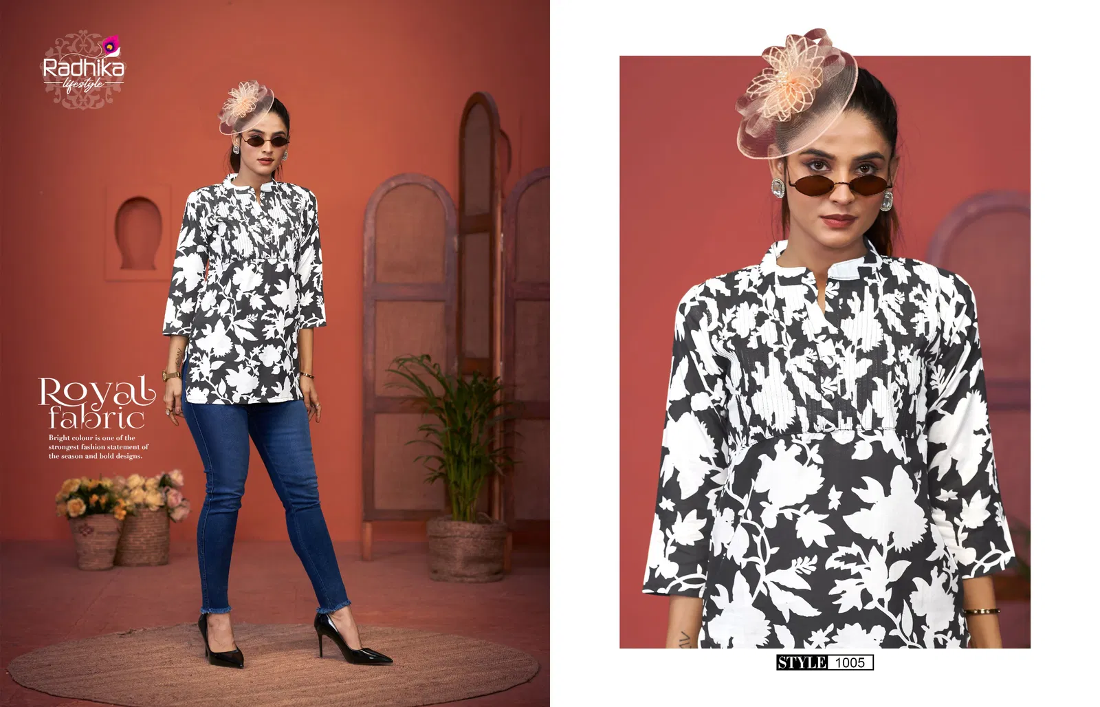 Crest Vol 1 By Radhika Heavy Rayon Printed Ladies Top Orders In India